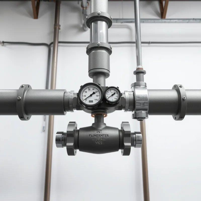 F45-60 346 mm L size pipe patented dual-indicator flow
